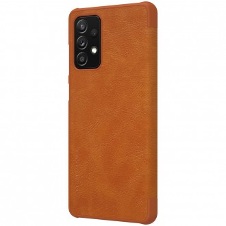 Nillkin Qin original leather case cover for Samsung Galaxy A72 4G brown