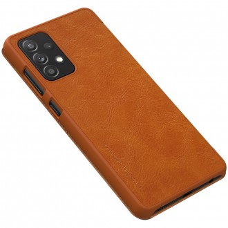 Nillkin Qin original leather case cover for Samsung Galaxy A72 4G brown