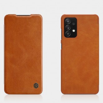 Nillkin Qin original leather case cover for Samsung Galaxy A72 4G brown