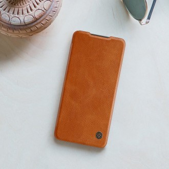 Nillkin Qin original leather case cover for Samsung Galaxy A72 4G brown