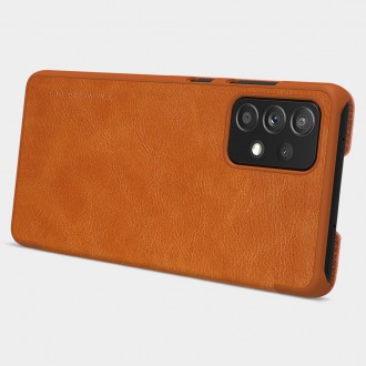 Nillkin Qin original leather case cover for Samsung Galaxy A72 4G black