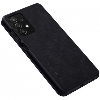 Kožené pouzdro Nillkin Qin pro Samsung Galaxy A52s 5G / A52 5G / A52 4G černé