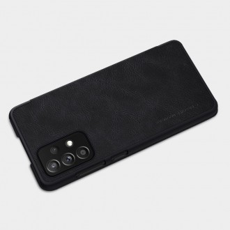 Kožené pouzdro Nillkin Qin pro Samsung Galaxy A52s 5G / A52 5G / A52 4G černé