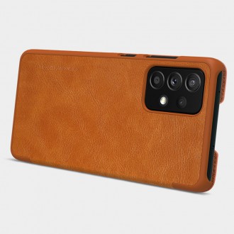 Kožené pouzdro Nillkin Qin pro Samsung Galaxy A52s 5G / A52 5G / A52 4G černé