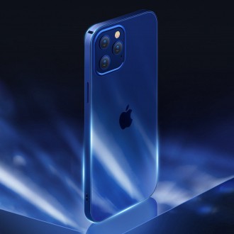 Joyroom New Beautiful Series ultra thin case with electroplated frame for iPhone 12 Pro Max blue (JR-BP796)