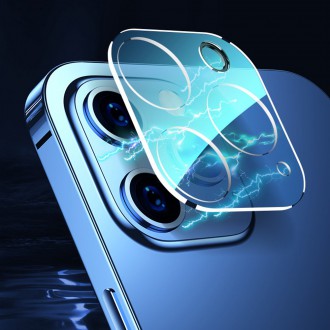 Joyroom Mirror Series Full Camera Tempered Glass Camera Lens For iPhone 12 Pro Max Transparent (JR-PF731)