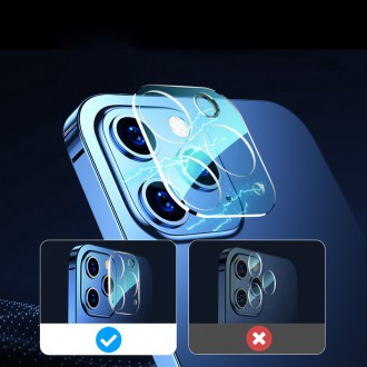 Joyroom Mirror Series Full Camera Tempered Glass Camera Lens For iPhone 12 Pro Max Transparent (JR-PF731)