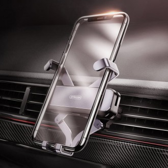 Joyroom gravity car mount phone holder for air vent black (JR-ZS211)