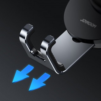 Joyroom Qi wireless 15 W car charger gravity phone holder (dashboard) gray (JR-ZS212)
