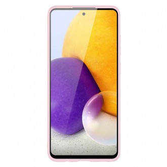 Dux Ducis Yolo elegant case made of soft TPU and PU leather for Samsung Galaxy A72 4G pink