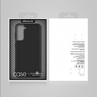 Nillkin Textured Case rugged cover with gel frame and nylon on the back Samsung Galaxy S21 FE black