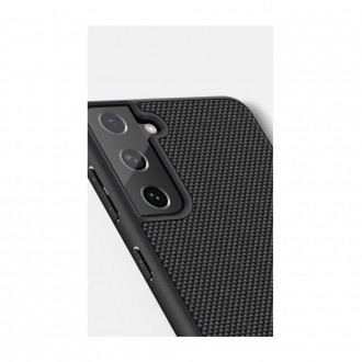 Nillkin Textured Case rugged cover with gel frame and nylon on the back Samsung Galaxy S21 FE black