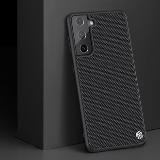 Nillkin Textured Case rugged cover with gel frame and nylon on the back Samsung Galaxy S21 FE black