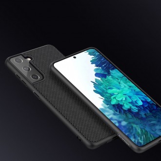 Nillkin Textured Case rugged cover with gel frame and nylon on the back Samsung Galaxy S21 FE black