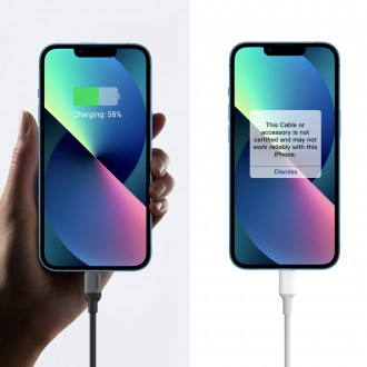 Ugreen rychlonabíjecí kabel USB typu C - Lightning (certifikace MFI) Napájení 20W 1m černý (US387 20304)