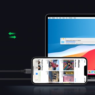 Ugreen rychlonabíjecí kabel USB typu C - Lightning (certifikace MFI) Napájení 20W 1m černý (US387 20304)