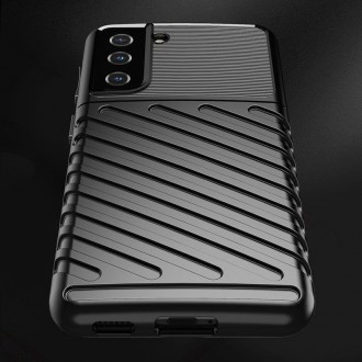 Thunder Case flexible armored cover for Samsung Galaxy S21 FE black