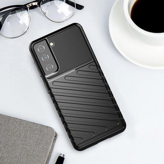 Thunder Case flexible armored cover for Samsung Galaxy S21 FE black