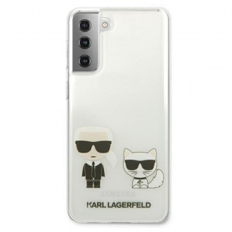 Karl Lagerfeld KLHCS21MCKTR S21+ G996 hardcase Transparent Karl & Choupette