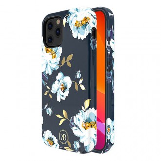 Kingxbar Blossom case decorated with original Swarovski crystals iPhone 12 Pro Max multicolour (Gardenia)