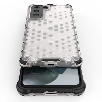 Voštinové pancéřové pouzdro s gelovým rámečkem pro Samsung Galaxy S21 FE černé