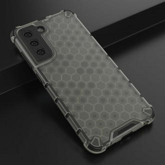 Voštinové pancéřové pouzdro s gelovým rámečkem pro Samsung Galaxy S21 FE černé