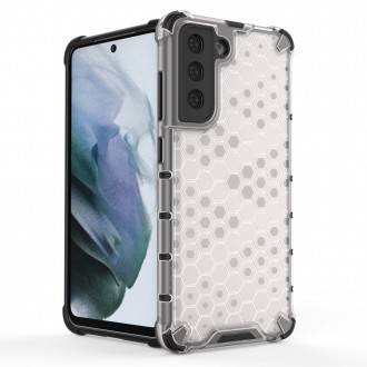 Voštinové pouzdro pancéřové pouzdro s gelovým rámem pro Samsung Galaxy S21 FE průhledné