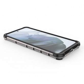 Voštinové pouzdro pancéřové pouzdro s gelovým rámem pro Samsung Galaxy S21 FE průhledné