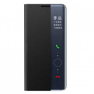 Sleep Case Bookcase Type Case with Smart Window for Samsung Galaxy S21 FE blue