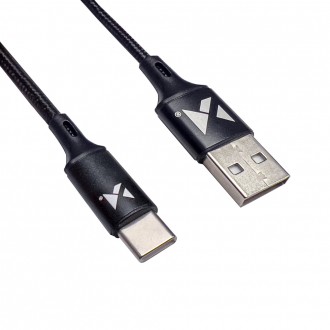 [RETURNED ITEM] Wozinsky cable USB - USB Type C 2,4A 1m black (WUC-C1B)