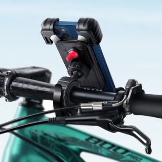 Ugreen universal bicycle phone holder for bike motorcycle handlebar black (LP494 black)