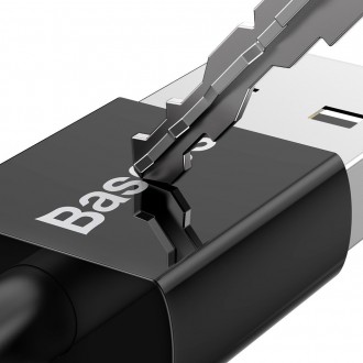 Baseus Superior kabel USB - micro USB pro rychlé nabíjení 2A 1m černý (CAMYS-01)
