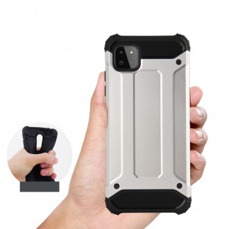 Hybrid Armor Case Tough Rugged Cover for Samsung Galaxy A22 5G black