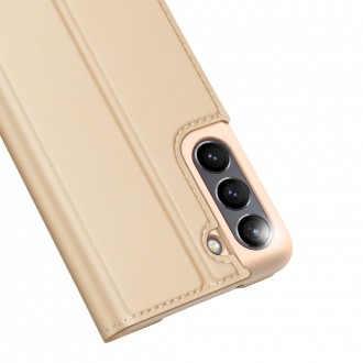 Dux Ducis Skin Pro Bookcase type case for Samsung Galaxy S21 FE golden