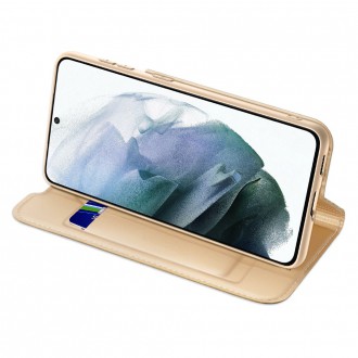 Dux Ducis Skin Pro Bookcase type case for Samsung Galaxy S21 FE golden