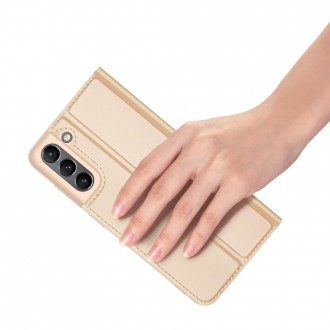Dux Ducis Skin Pro Bookcase type case for Samsung Galaxy S21 FE golden