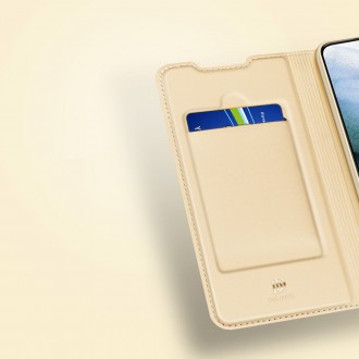 Dux Ducis Skin Pro Bookcase type case for Samsung Galaxy S21 FE golden