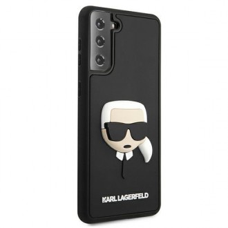 Karl Lagerfeld KLHCS21MKH3DBK S21+ G996 czarny/black hardcase 3D Rubber Karl`s Head