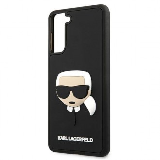 Karl Lagerfeld KLHCS21MKH3DBK S21+ G996 czarny/black hardcase 3D Rubber Karl`s Head