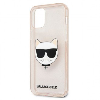Karl Lagerfeld KLHCP12LCHTUGLGO iPhone 12 Pro Max 6,7" złoty/gold hardcase Glitter Choupette