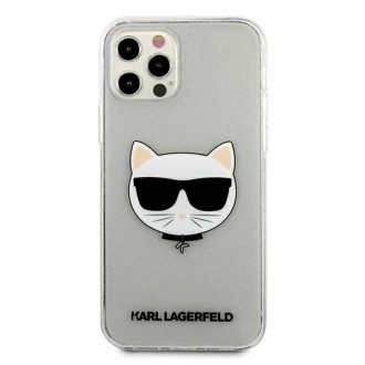 Karl Lagerfeld KLHCP12LCHTUGLS iPhone 12 Pro Max 6,7" srebrny/silver hardcase Glitter Choupette