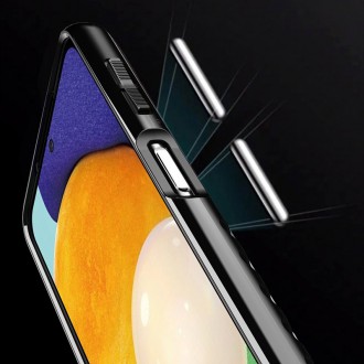Thunder Case Flexible Tough Rugged Cover TPU Case for Samsung Galaxy A22 4G black