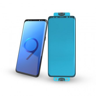 3D Edge Nano Flexi Glass Hybrid Full Screen Protector with frame for Samsung Galaxy S21+ 5G (S21 Plus 5G) black
