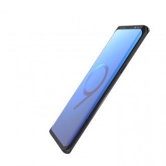 3D Edge Nano Flexi Glass Hybrid Full Screen Protector with frame for Samsung Galaxy S21+ 5G (S21 Plus 5G) black