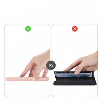 DUX DUCIS Skin X Bookcase type case for Samsung Galaxy S21 FE pink