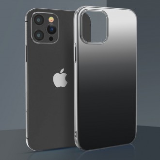 Kingxbar Aurora Series hard case for iPhone 12 Pro Max black-silver