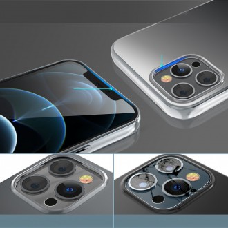 Kingxbar Aurora Series hard case for iPhone 12 Pro Max black-silver