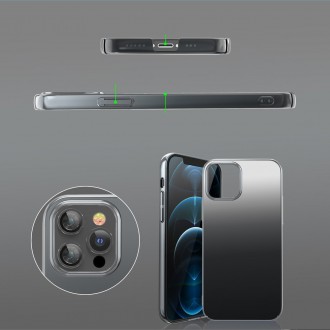 Kingxbar Aurora Series hard case for iPhone 12 Pro Max black-silver