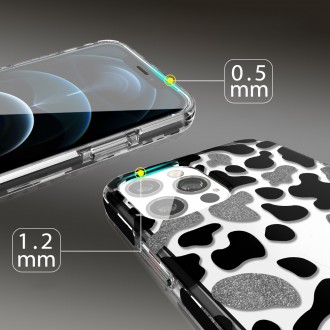 Kingxbar Wild Series case for iPhone 12 Pro Max cow