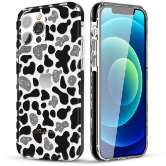 Kingxbar Wild Series case for iPhone 12 Pro Max cow